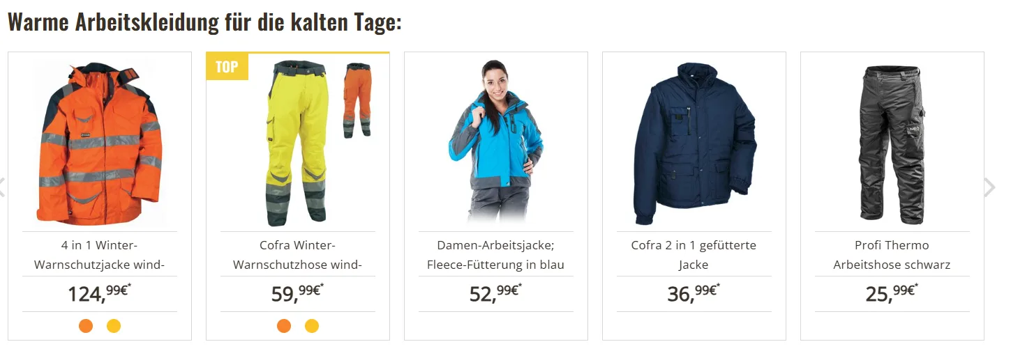 Alte Listenansicht - Standard
