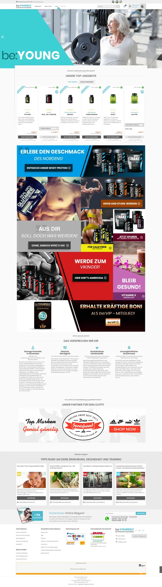 2018 – keine k.I. – moderne Startseite mit hauseigenem Template "alphaSpark"– alles hauseigen produziert. Zu zweit.